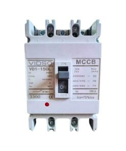 Disjuntor Caixa Moldada Tripolar 150a 3 Polos 50ka VD1-150L - VIDSO