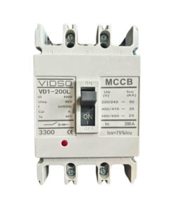 Disjuntor Caixa Moldada Tripolar 200a 3 Polos 50ka VD1-200L - VIDSO